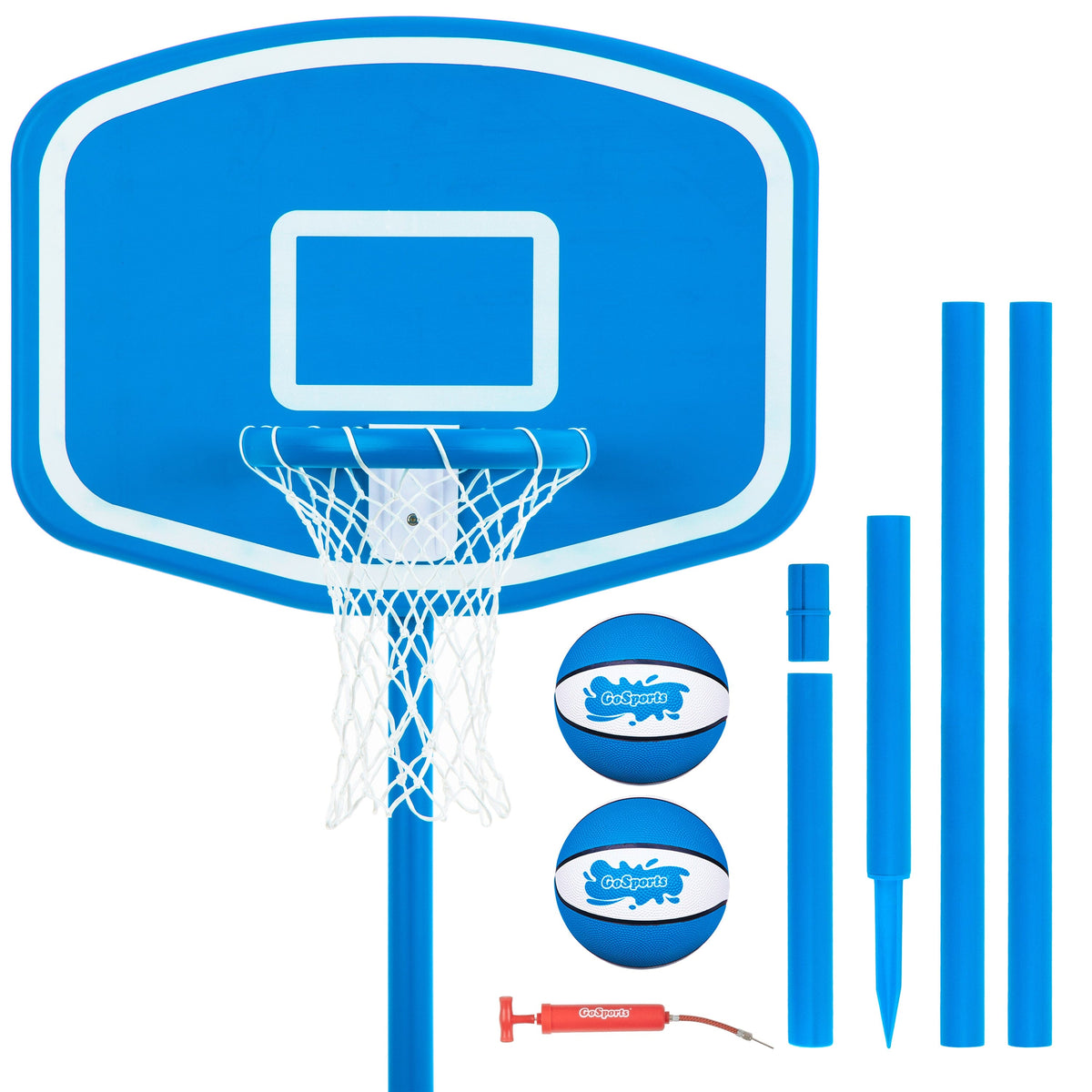 GoSports Splash Hoop Max Pool Basketball Hoop with online 2 Premium Water Basketballs a