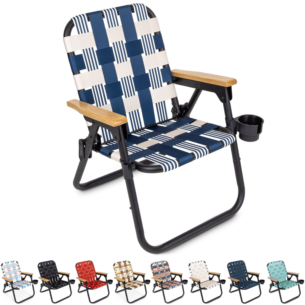 GoSports Outdoors WOVN Premium Beach & Camping Chair - LIDO GoSports 