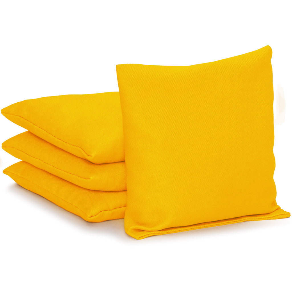 GoSports Cornhole Bean Bags Set of 4 - Regulation All Weather - Classic Yellow Cornhole GoSports 