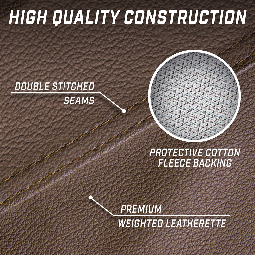 GoSports Premium Leatherette Pool Table Cover - Waterproof & Tearproof - 7 ft - Brown GoSports 