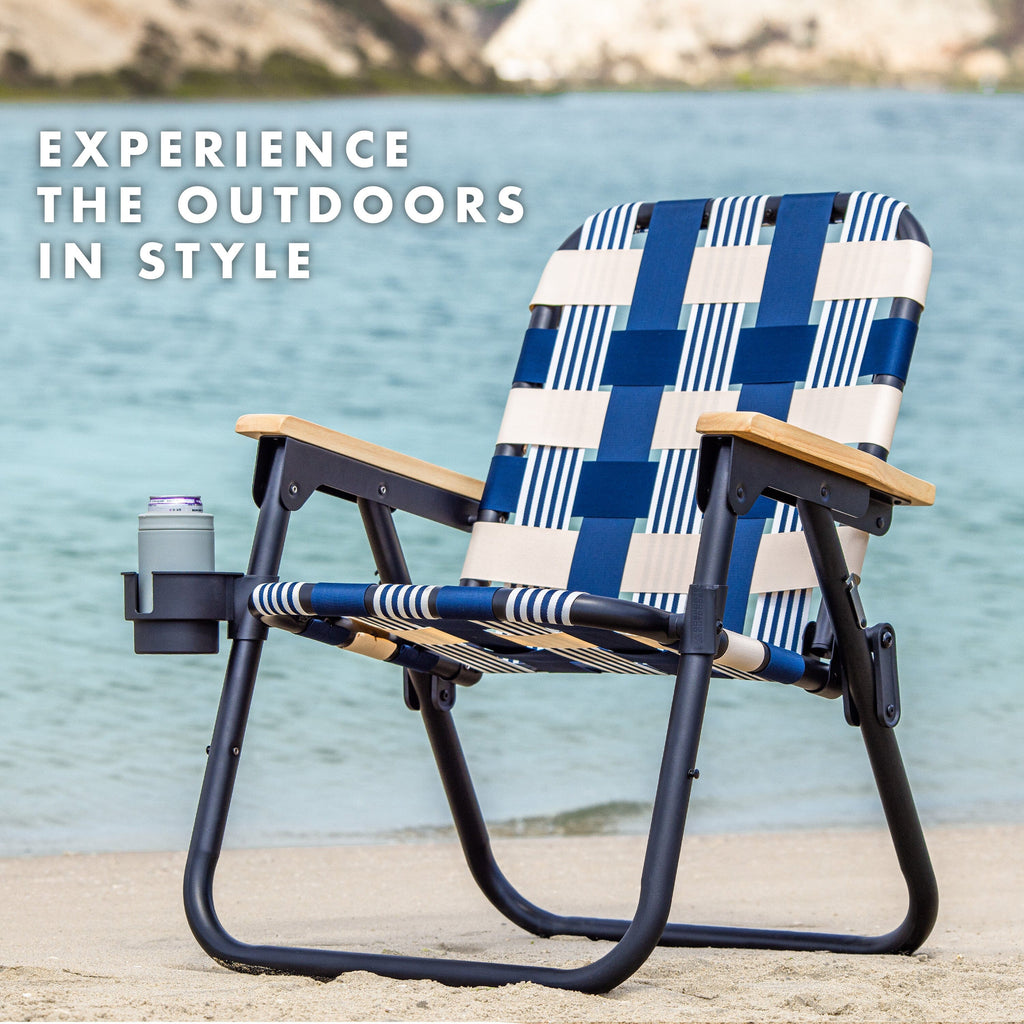 GoSports Outdoors WOVN Premium Beach & Camping Chair - LIDO GoSports 