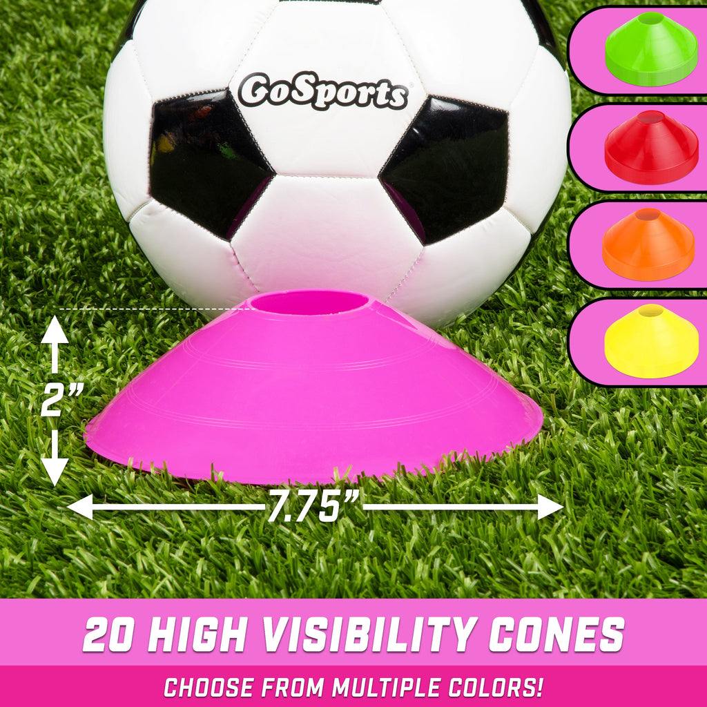 a soccer ball with a pink base and a pink base