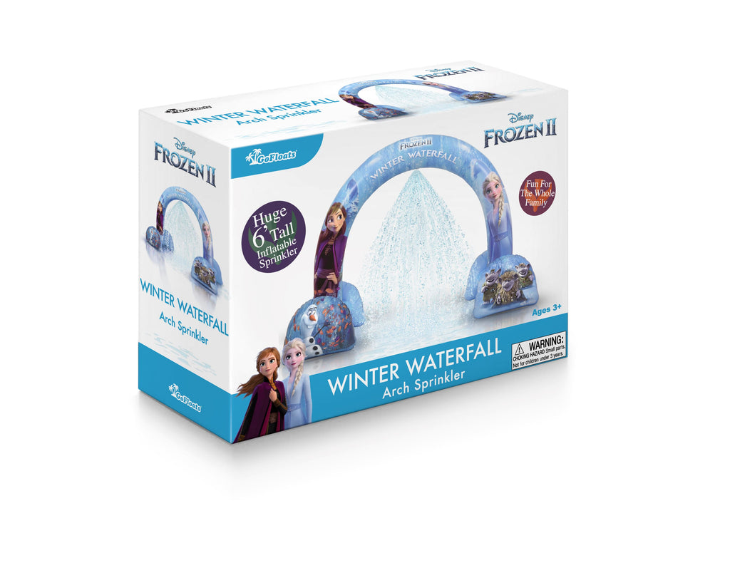 Disney Frozen 2 Winter Waterfall Inflatable Arch Sprinkler Sprinkler GoFloats 