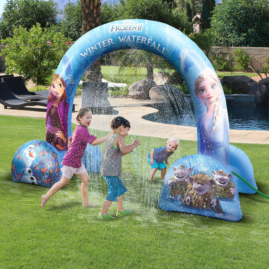 Disney Frozen 2 Winter Waterfall Inflatable Arch Sprinkler Sprinkler GoFloats 