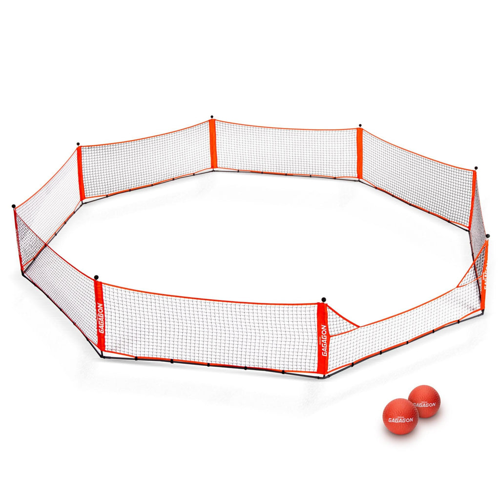 GoSports Gaga Ball Pit – 10 ft, 15 ft or 20 ft Portable Indoor/Outdoor Gagagon Pit for School, Camp or Home Use GoSports 20 Ft 