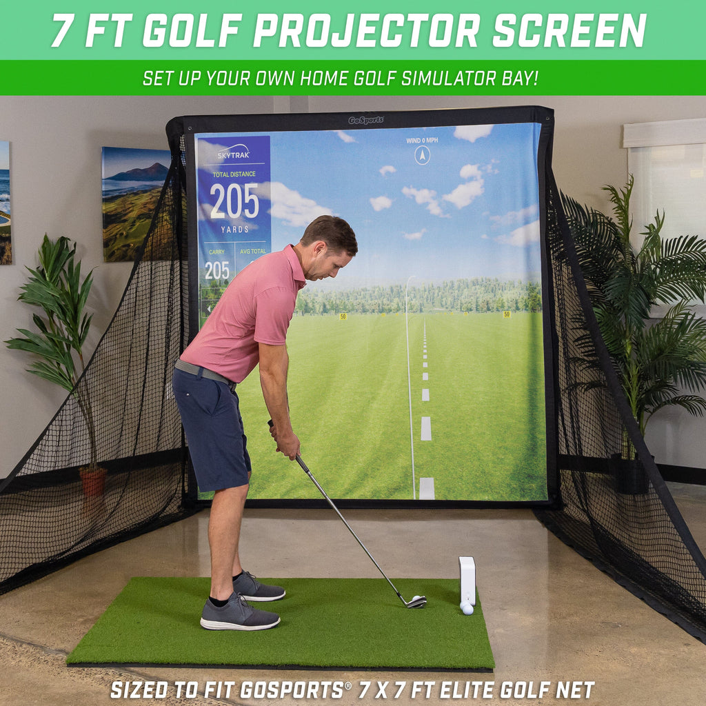 GoSports 7 ft Golf Simulator Impact Screen GoSports 