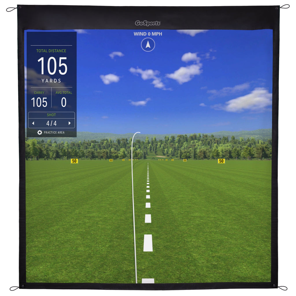 GoSports 7 ft Golf Simulator Impact Screen GoSports 