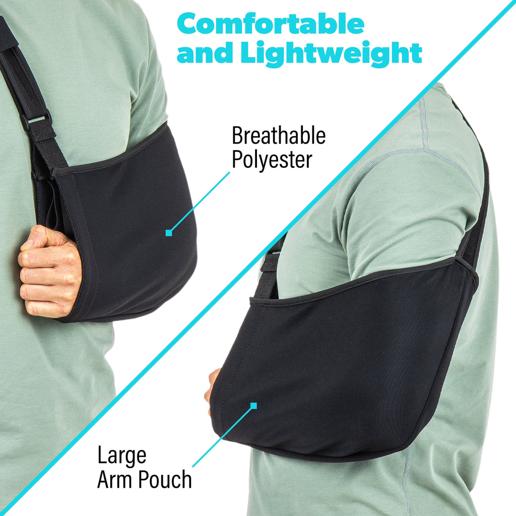 GoSports Arm Sling for Shoulder Injury, Elbow Injury, and Torn Rotator Cuff - Adjustable Shoulder Sling for Men & Women - Left & Right Arm Sling GoSports 