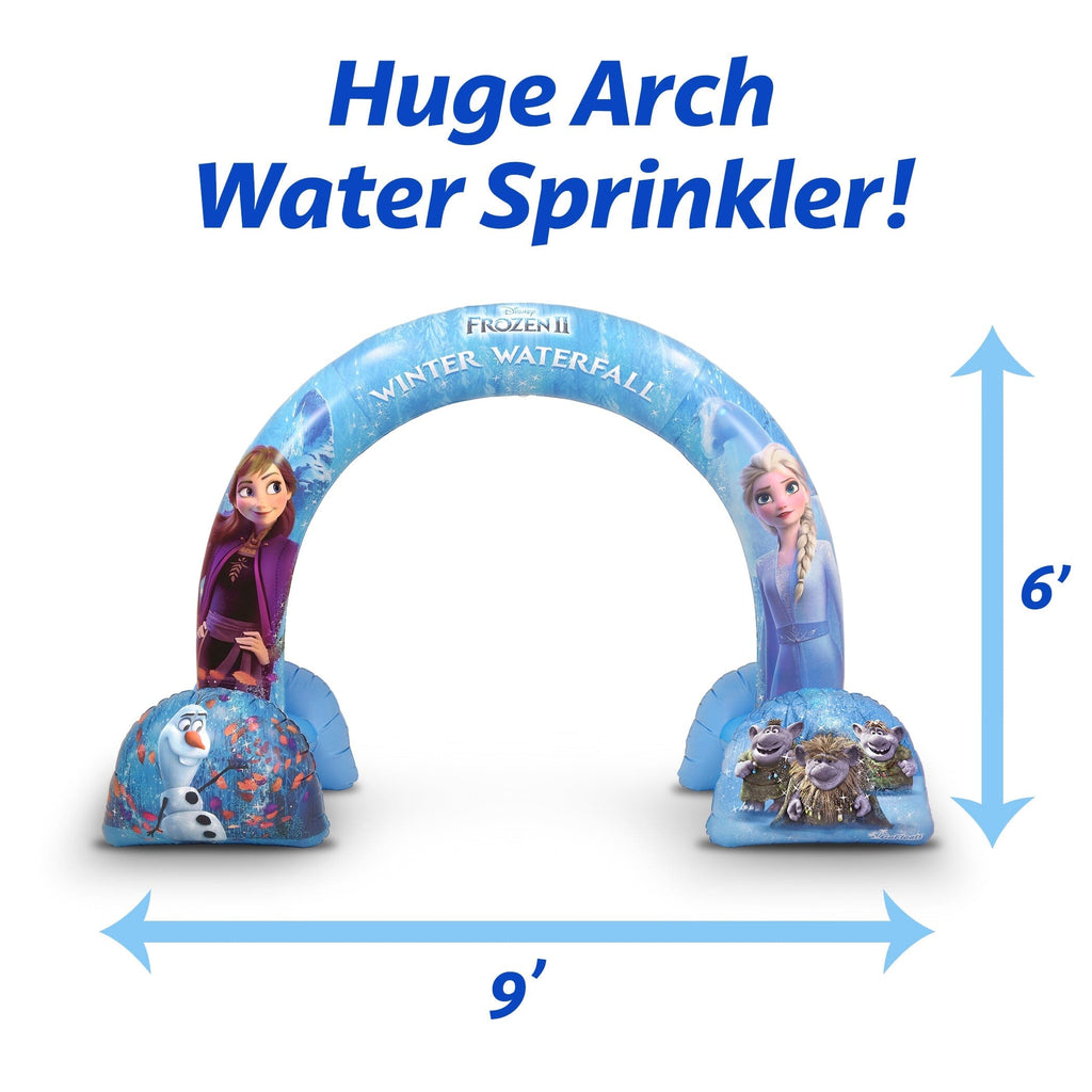 Disney Frozen 2 Winter Waterfall Inflatable Arch Sprinkler Sprinkler GoFloats 