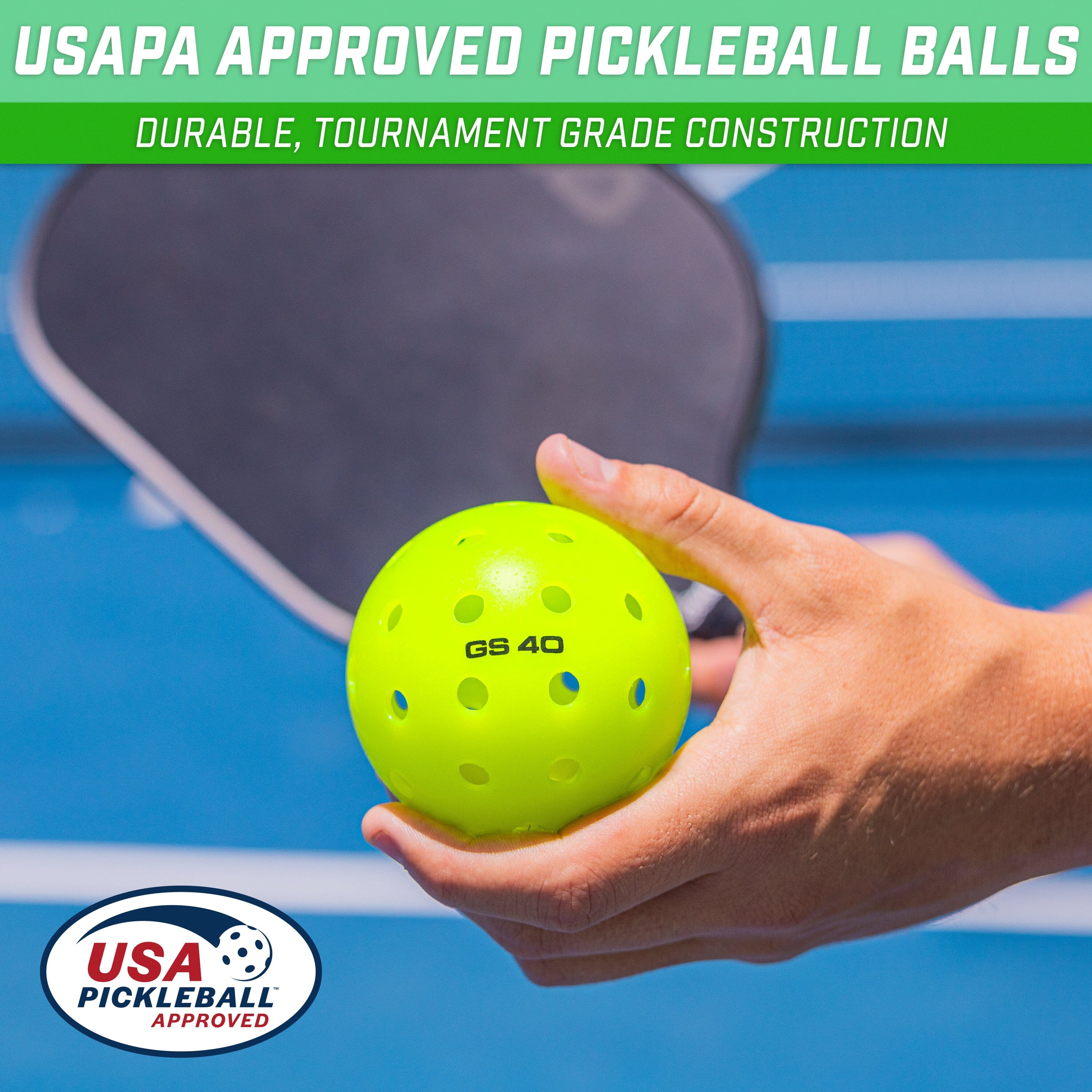 Grand Slam Golf Pickleball Balls (12 Pack)