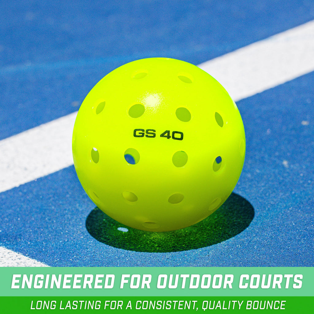 GoSports GS 40 Pickleball Balls - 4 Pack of Regulation USAPA Pickleballs GoSports 