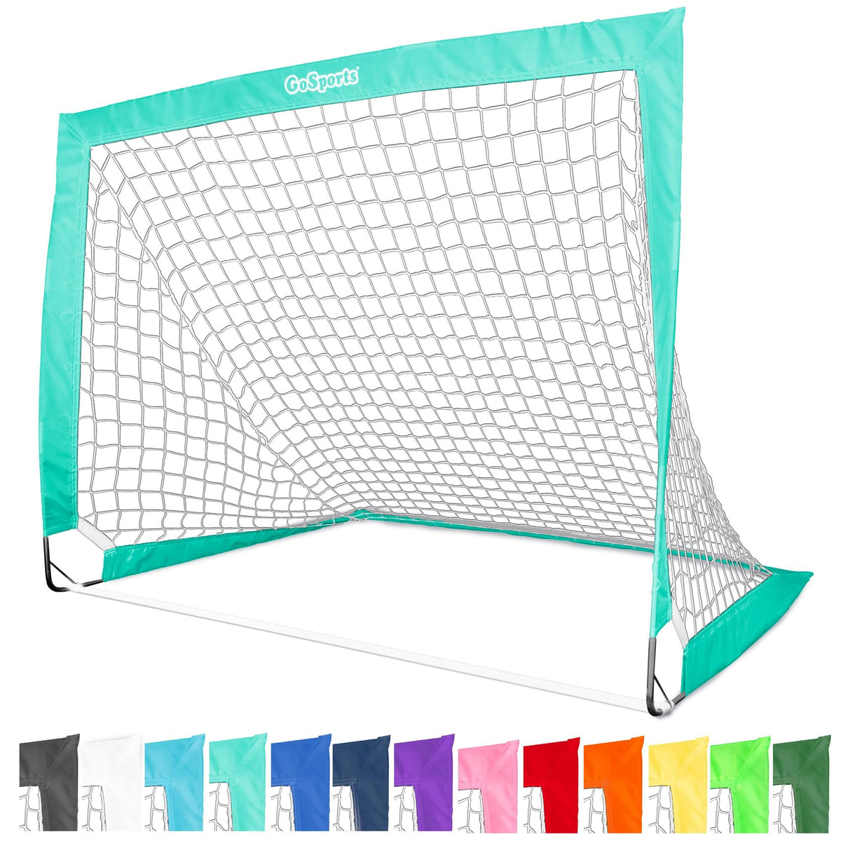 GoSports Team Tone 4 ft x 3 ft Portable Soccer Goal for Kids - Pop Up ...