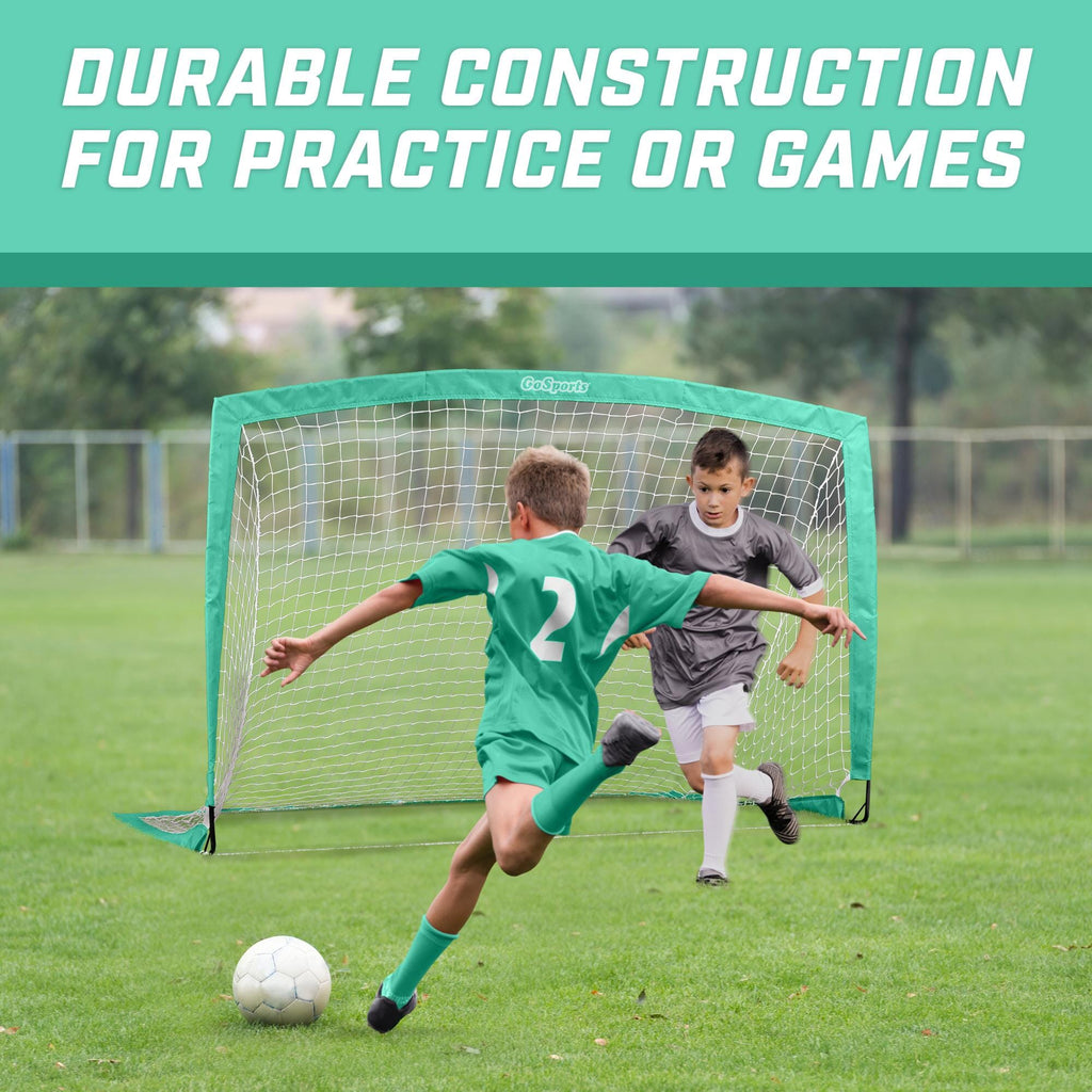 a young boy kicking a soccer ball with the words, dible construction for practice games