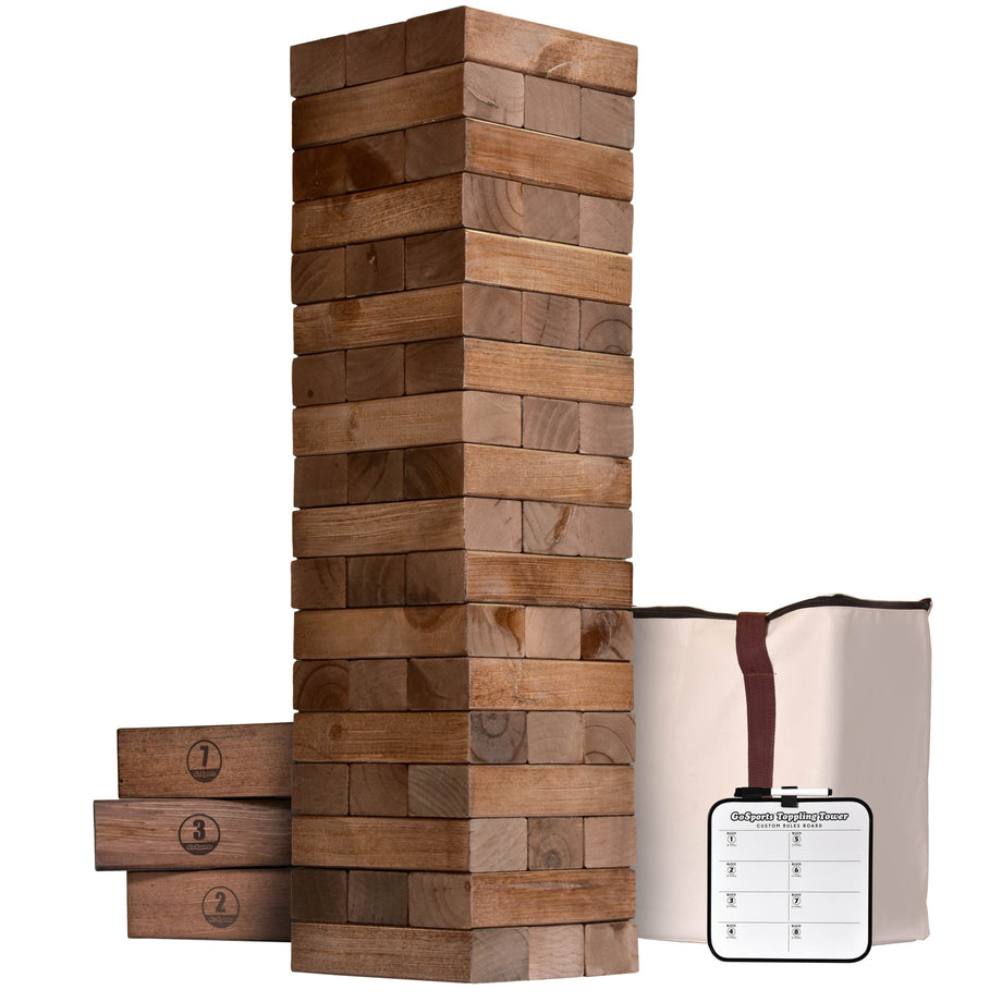 Giant wooden blocks tower fashion stacking game