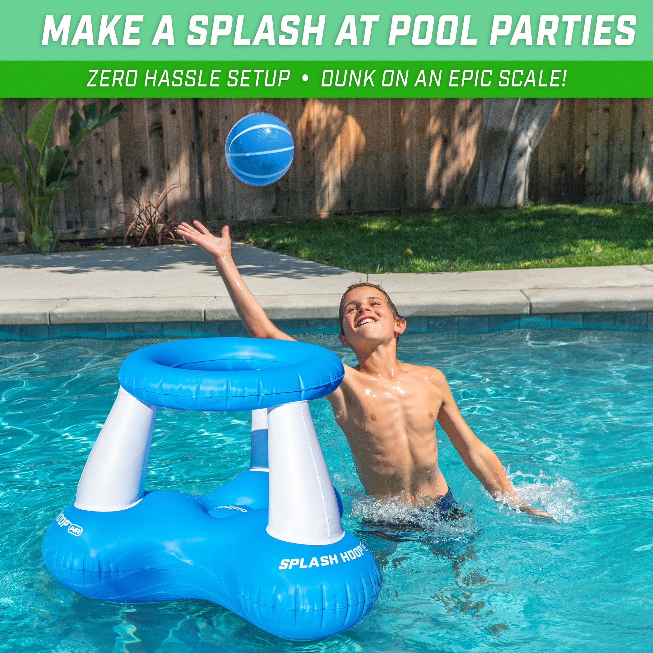 GoSports Splash Hoop Inflatable Pool Basketball Game