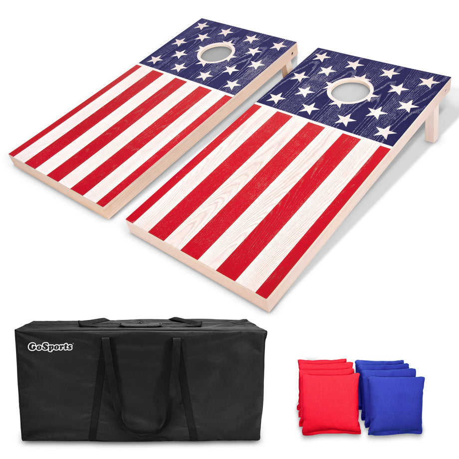 4 x 2 American Flag retailer Cornhole Set