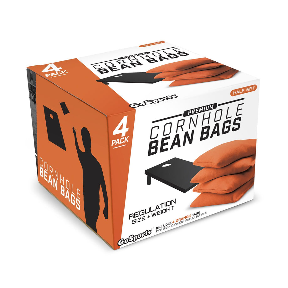 GoSports Official Regulation Bean Bags - Orange – PlayGoSports.com