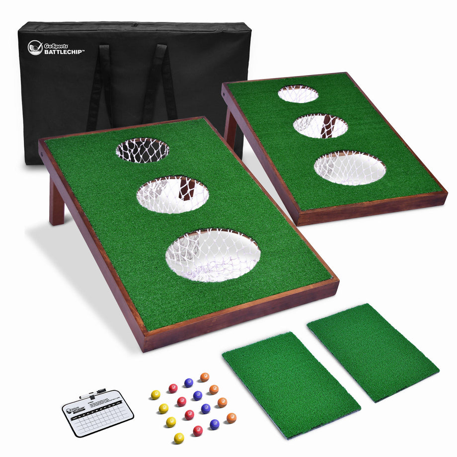 GoSports BattleChip VERSUS Golf Cornhole Chipping Game –