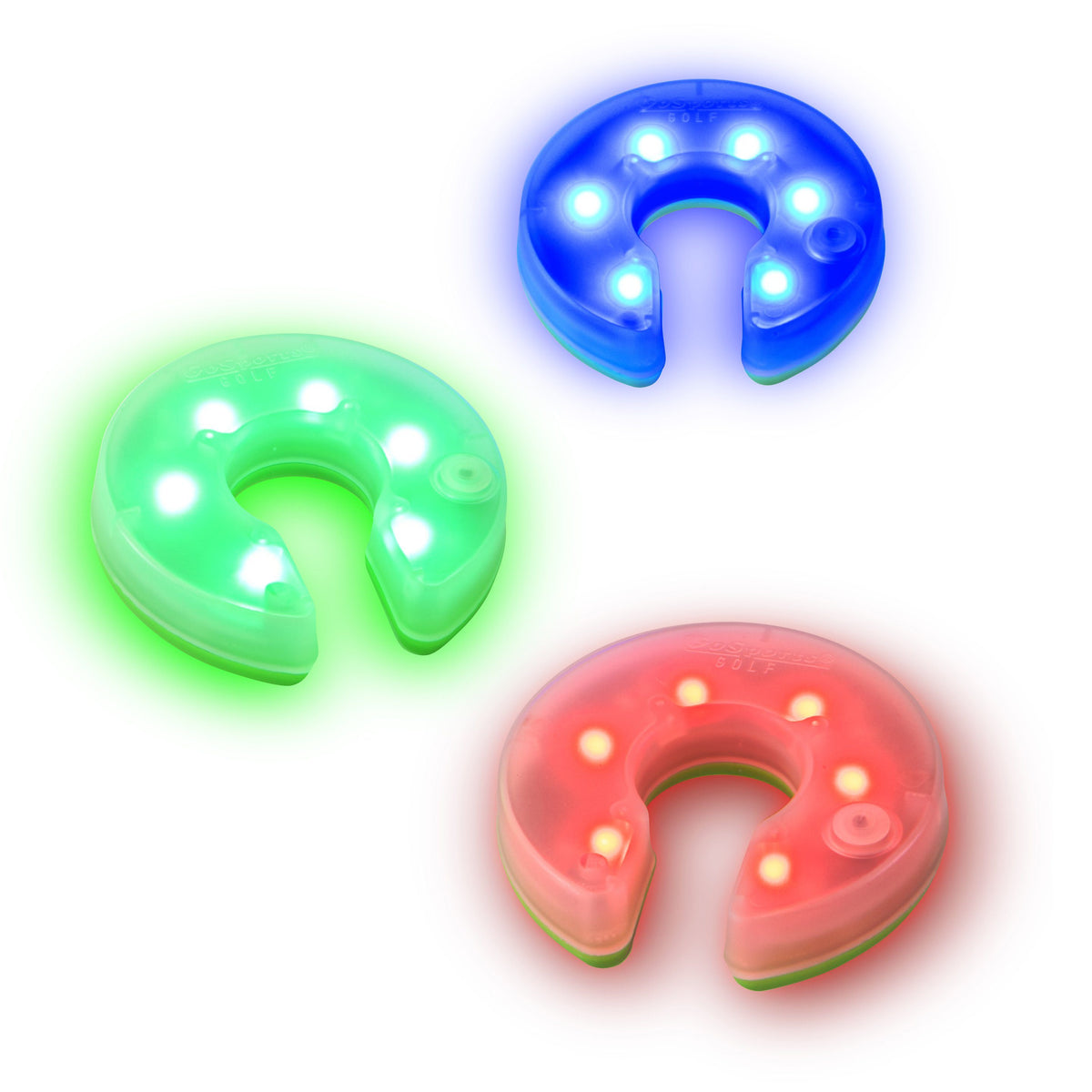 GoSports Light-Up Golf Hole Lights - 3-Pack – PlayGoSports.com