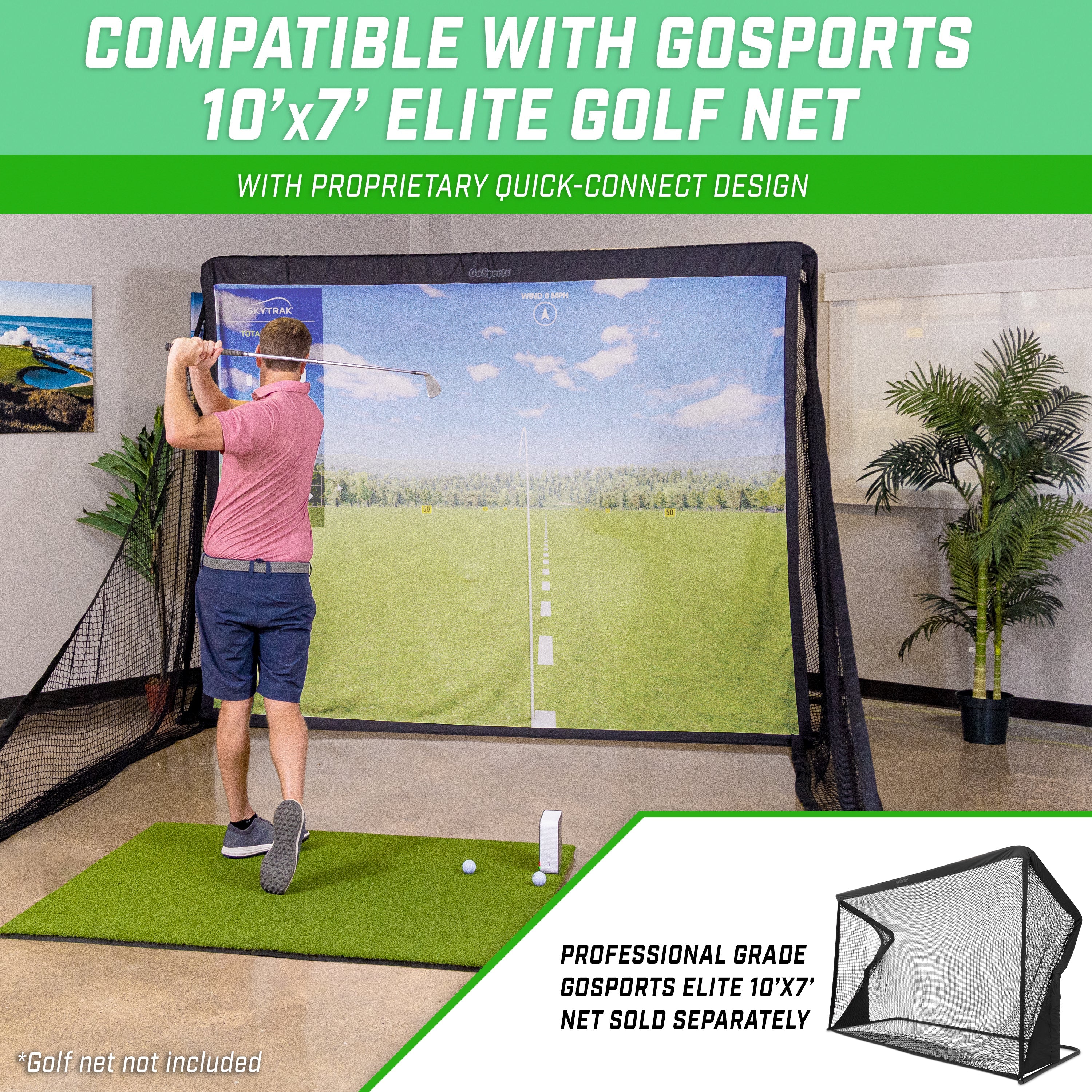 GoSports Golf Hitting Artificial Turf Mat PRO - 5 ft x 4 ft –