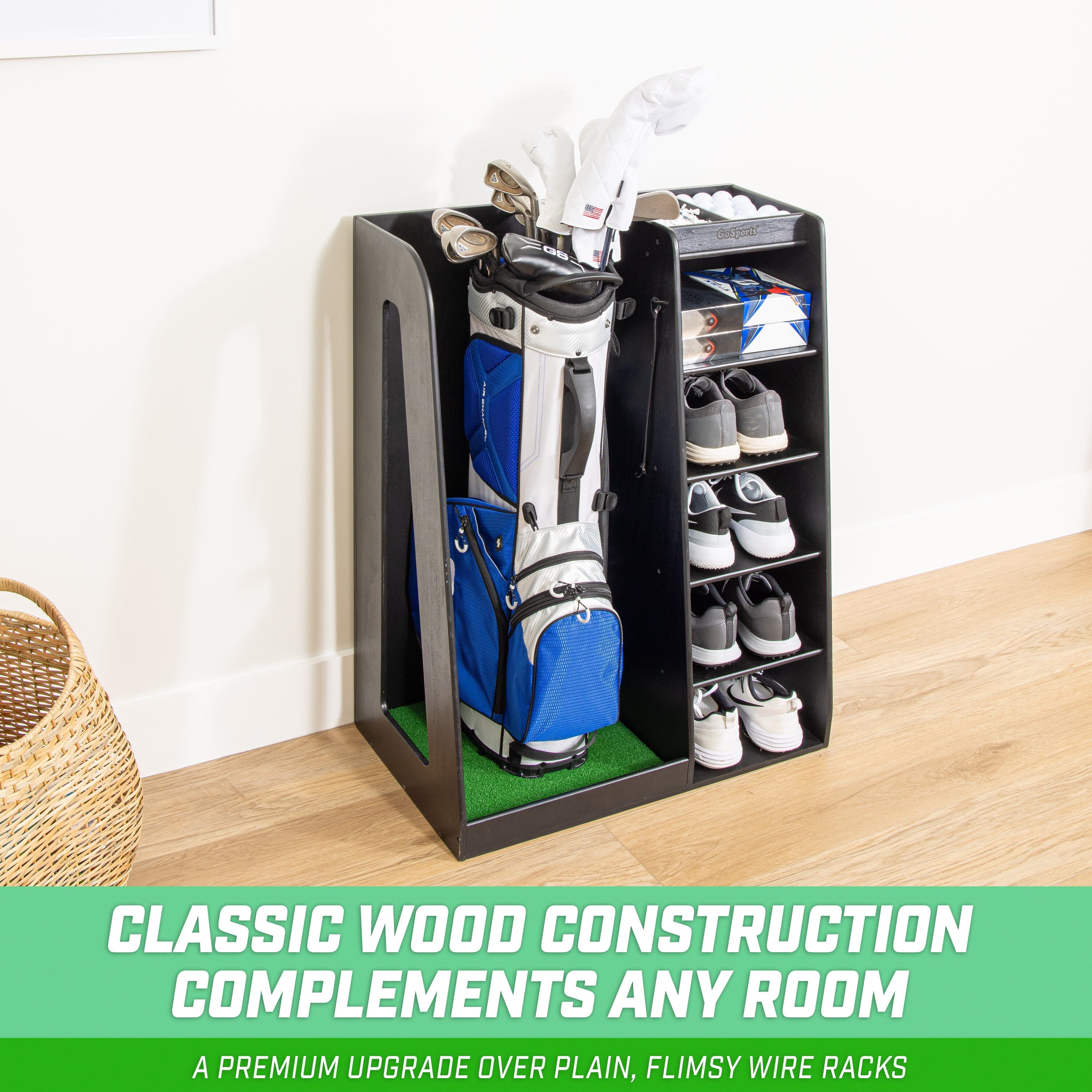 Best Golf Bag Organizer & Storage Rack For Home & Garage