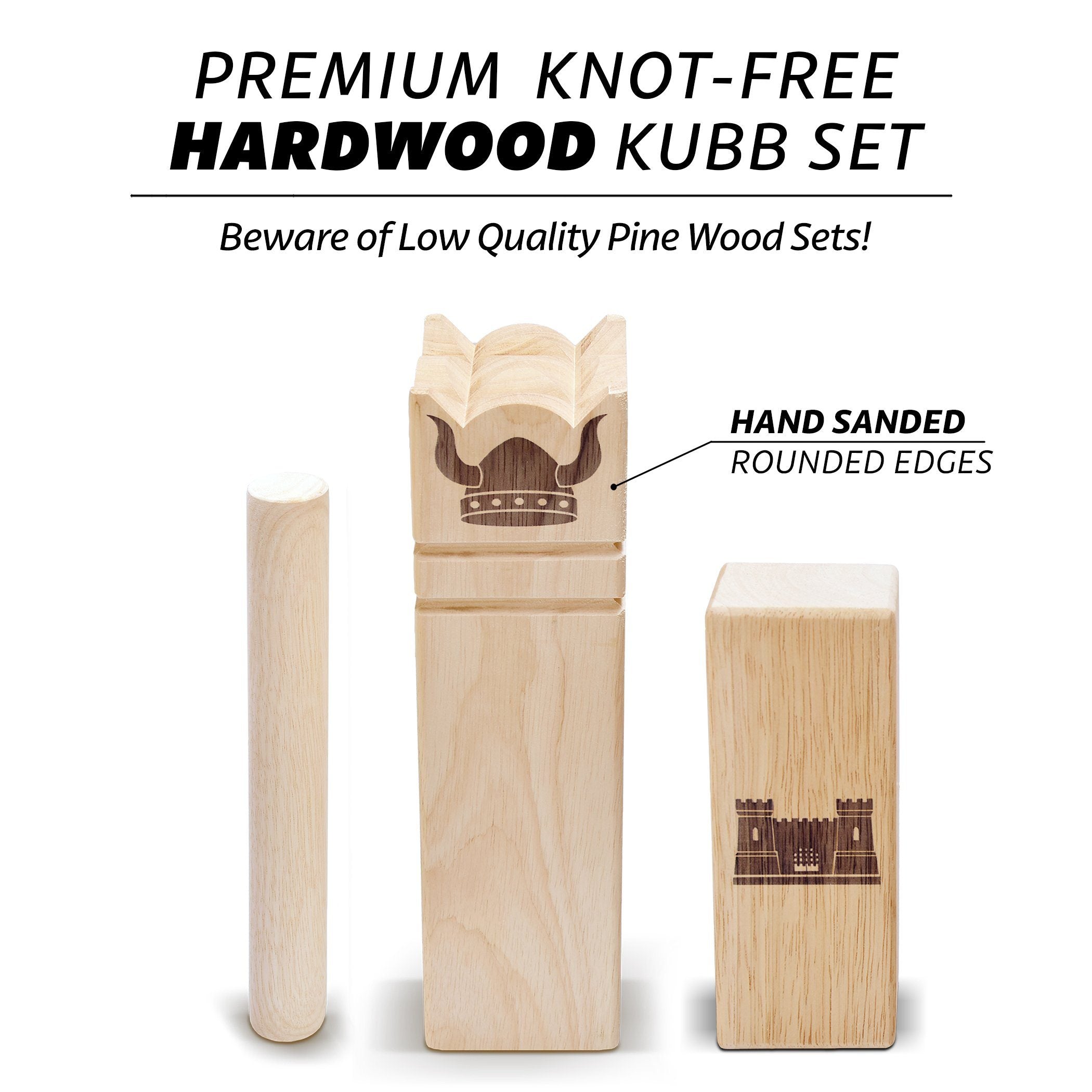 Kubb Game Regulation Set