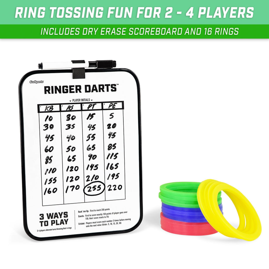 GoSports Indoor/Outdoor Wood Hook/Ring Toss in the Party Games