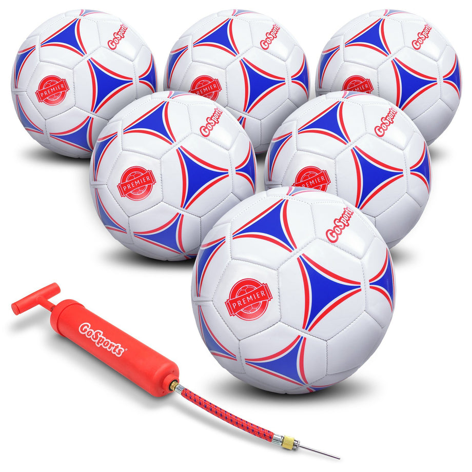 GoSports Size 4 Premier Soccer Ball - 6-Pack –