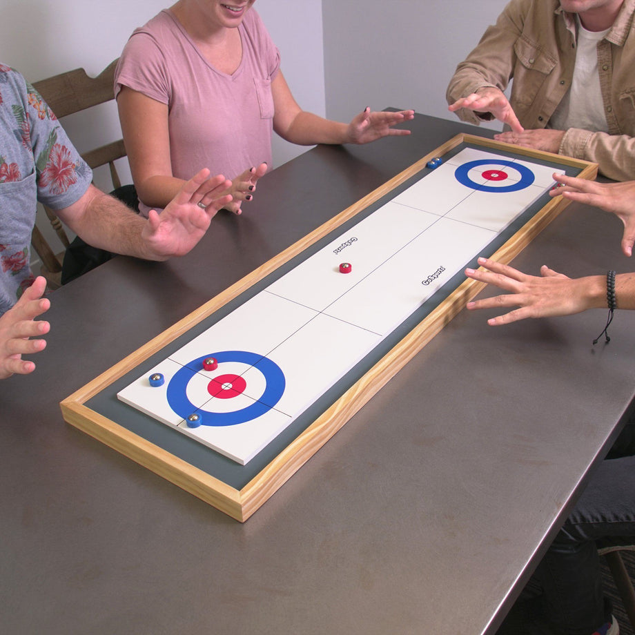 GoSports Shuffleboard & Curling 2-in-1 Board Game – PlayGoSports.com