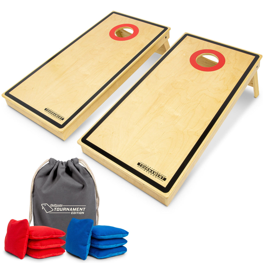 Wooden Cornhole Bean online Bag Toss Game Set Lawn Backyard Regulation